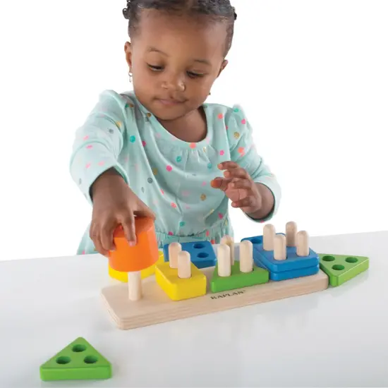 Kaplan Early Learning Company Toddler Wooden One to Four Counter {4}
