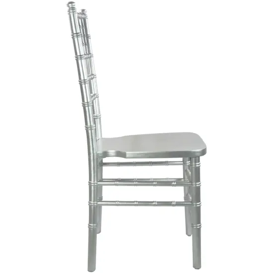 Emma and Oliver Wood Chiavari Chair Silver {4}