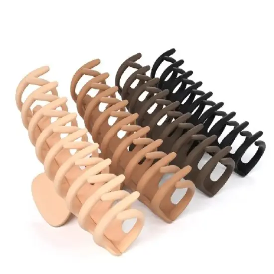 Frosted Hair Clips Women {1}