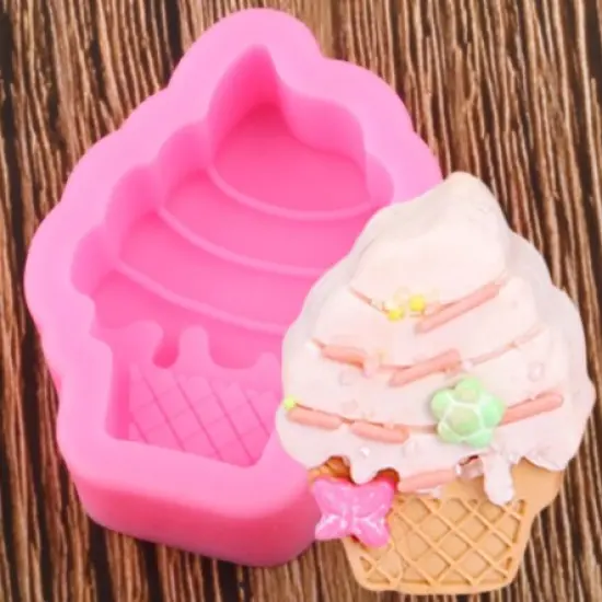 Ice Cream Waffle Cone Silicone Mold {1}