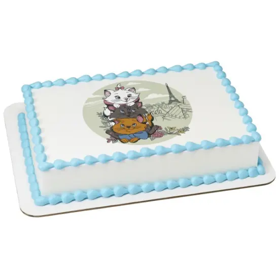 Disney's The Aristocats Edible Cake Topper Image - 7.5" Round {2}