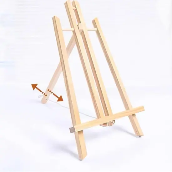 11.8 inc Wood Easels, Small Tabletop Display Stand, Tripod, Painting Party Easel, Kids Student Tabletop Easels for Painting, Portable Canvas Photo Picture Sign Holder {6}