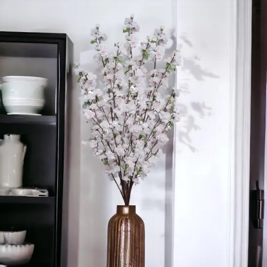 12-Pack: Massive Pink Cherry Blossom Spray, Floral Home by Artificial Flowers {5}