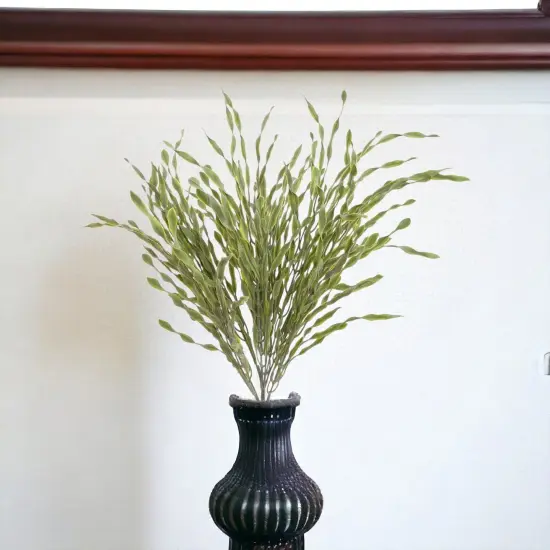 21-Inch Artificial Spiral Grass Bush - 12-Pack of Lifelike Greenery, Perfect for Home Decor, Office & Lobby Accents - All-Season Freshness, Floral Home by Artificial Flowers {3}