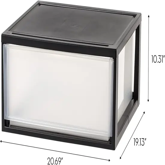 IRIS USA Stackable Modular Plastic Storage Drawers {6}