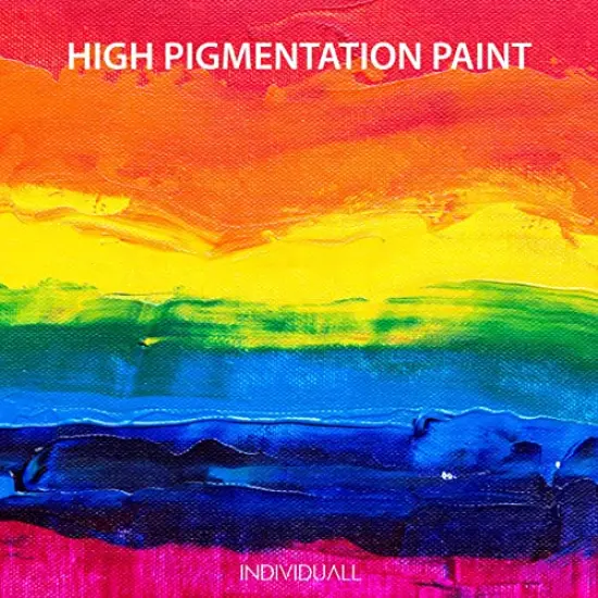 Acrylic Paint Set for Canvas Painting - 8 Colors - Perfect for Holiday Gifts for Young Artists and DIY Projects - Canvas, Paper, Rock, Metal, Plastic and Walls {6}