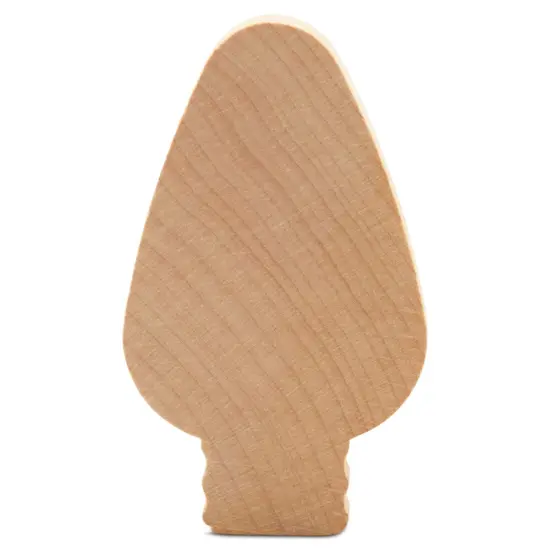 Wood Light Bulb Ornament 2-3/4" Christmas Tiered Tray Decor/Craft | Woodpeckers {5}