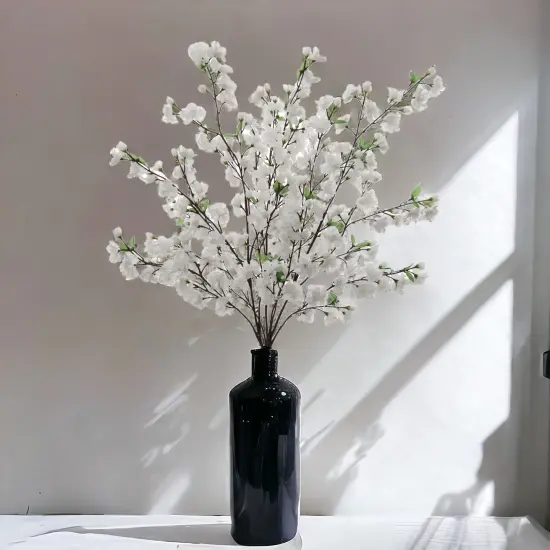 3-Pack White Cherry Blossom 36" Silk Stems for Vases, Bouquets & Home Decor | Floral Home&reg; {5}