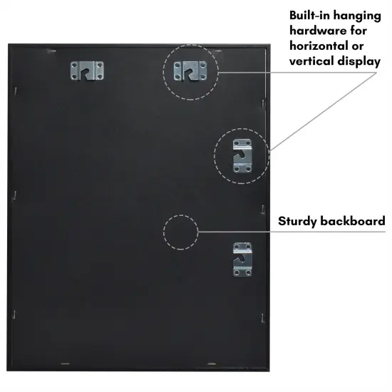Americanflat Front Loading Shadow Box Frame - 1.5 Interior Depth for Memorabilia - Display Case for Keepsakes - Magnetic Closure - Includes Pins to Secure Items - Hanging Hardware {5}