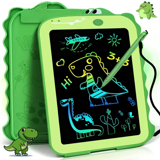 LCD Writing Tablet Kids Toys for Girls Boys Age 2-3 Gift Ideas, Dinosaur Colorful Doodle Board Educational Learning Toys for Children 3 4 5 6 7 8 Year Old, Toddler Drawing Pad Travel Toys {2}