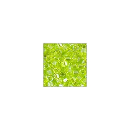 Miyuki Delica Seed Bead 11/0 Transparent Peridot AB {5}