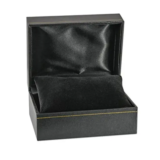 JewelrySupply Black Watch Box - Black Pillow Inside {1}