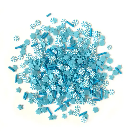 Buttons Galore Sprinkletz Embellishments for Crafts, Tiny Polymer Clay Shapes & Unique Designs - Robins Egg - 3 Pack {2}