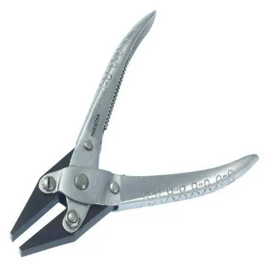 Mazbot Smooth Flat-Nose Jaw Parallel Pliers {2}