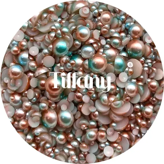 Flatback Pearl Mix - Tiffany by Glitter Heart Co.&trade; {1}