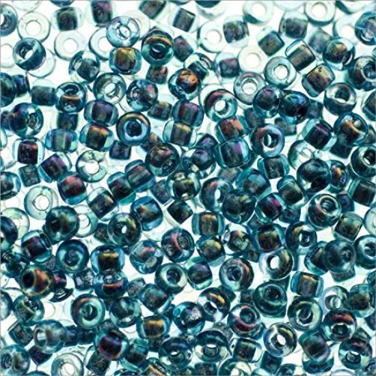 Miyuki Round Rocaille Seed Bead 8/0 Inside Color Dark Aqua {3}