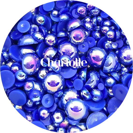 Flatback Resin Pearl Mix - Charlotte by Glitter Heart Co.&trade; {1}