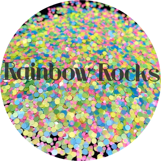 Polyester Glitter - Rainbow Rocks by Glitter Heart Co.&trade; {1}