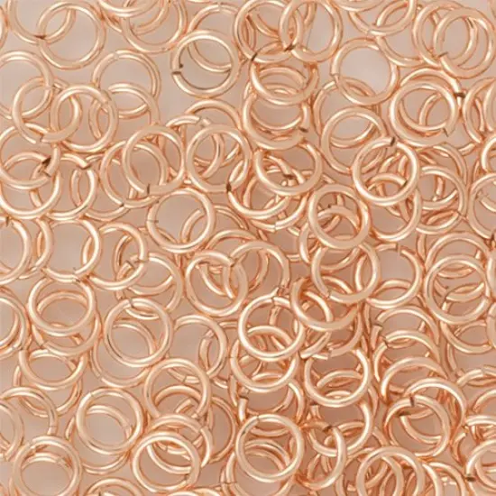 Jump Ring 4mm Rose Gold Filled (1-Pc) {2}