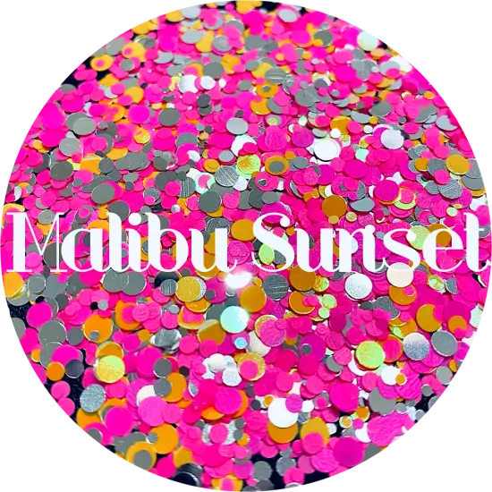 Polyester Glitter - Malibu Sunset by Glitter Heart Co.&trade; {1}