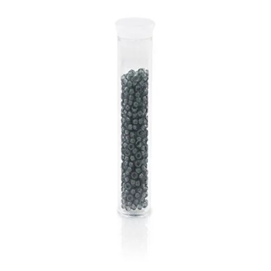 Miyuki Round Rocaille Seed Bead 11/0 Transparent Luster Grey {2}
