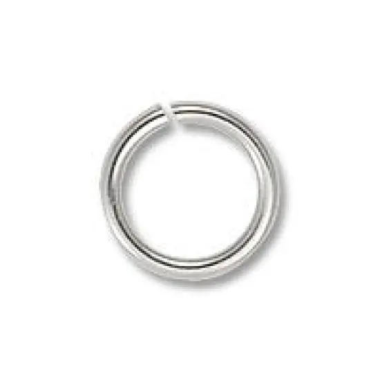 JewelrySupply Jump Ring - Open 5mm Silver Color (100-Pcs) {1}