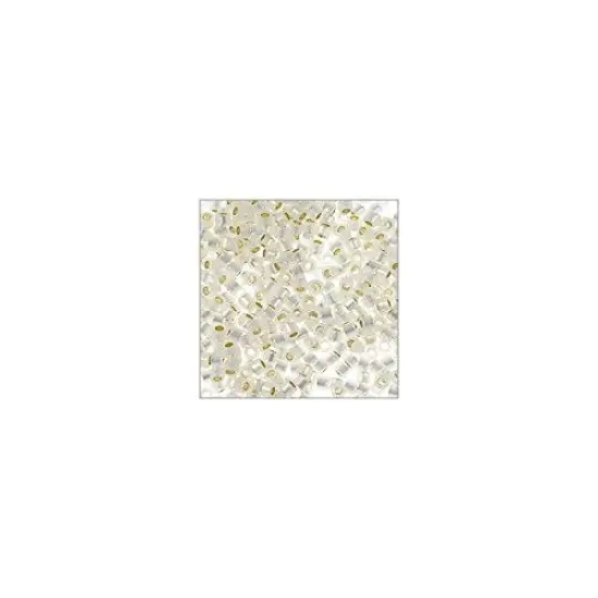Miyuki Delica Seed Bead 11/0 Silver Lined Opal {3}