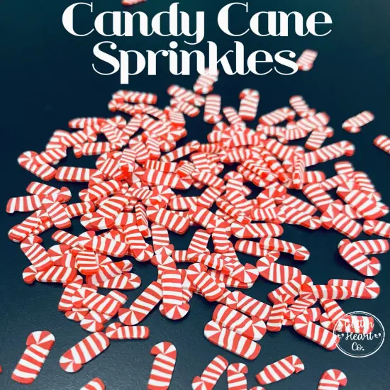 Fake Sprinkles - Candy Cane Sprinkles by Glitter Heart Co.&trade; {2}