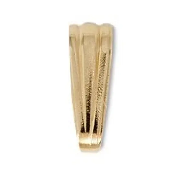 JewelrySupply Snap on Bail 8mm Gold Filled (1-Pc) {1}