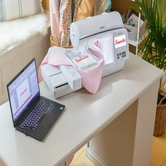 Brother Innov-is NQ1700E Embroidery Machine 10x6 With Embroidery Hoop and Software Bundle {3}