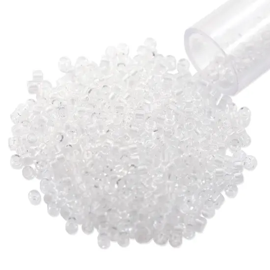 Miyuki Delica Seed Bead 11/0 Transparent Crystal {1}