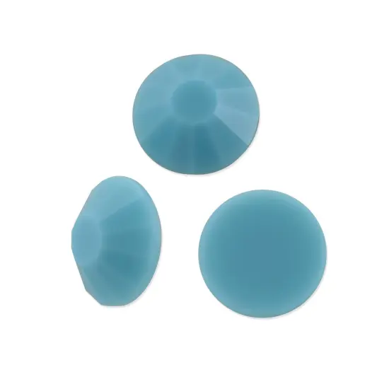Preciosa Crystal VIVA12 Flat Back Rhinestone 4.7mm (SS20) Turquoise (Package of 50) {1}