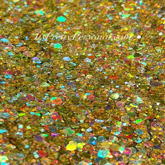 “Autumn Hayride Gold XL"- Gramglitter (HOLOGRAM) {4}