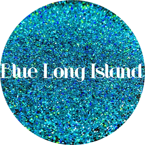 Polyester Glitter - Blue Long Island by Glitter Heart Co.&trade; {1}