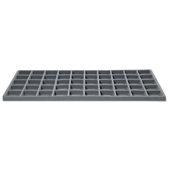 JewelrySupply Flocked Insert Standard Size 5x10 Grey {2}