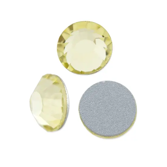 Preciosa Crystal VIVA12 Flat Back Rhinestone 6.5mm (SS30) Jonquil (Package of 20) {1}