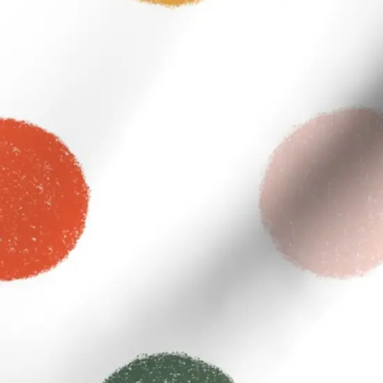 Various Fabrics by the Yard or Fat Quarter Polka Dots Woodland Snails Primary Colors Whimsical Cute Bright Colorful Large Scale Custom Printed Fabric by Spoonflower {7}