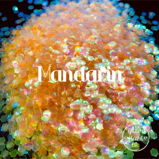 Polyester Glitter - Mandarin by Glitter Heart Co.&trade; {3}