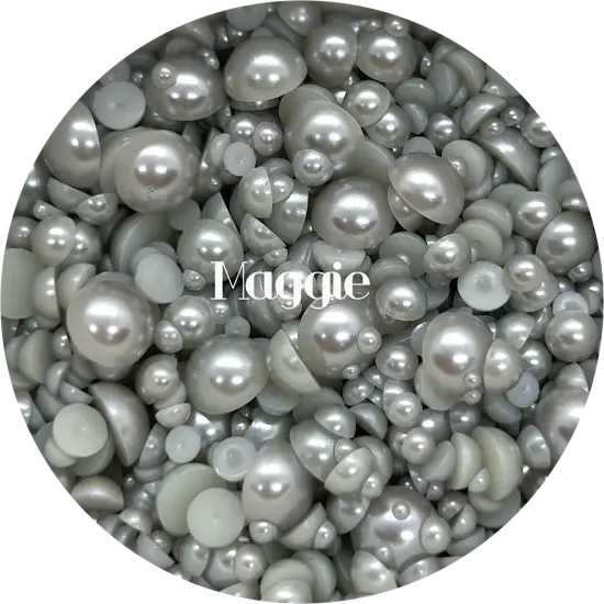 Flatback Resin Pearl Mix - Maggie by Glitter Heart Co.&trade; {1}
