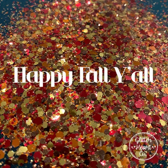 Polyester Glitter - Happy Fall Y'all by Glitter Heart Co.&trade; {3}