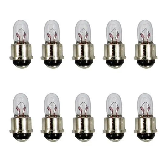 10PK - GE 685 - 28706 5w 5v T1 C-2R Sx4s4 Base Low Voltage Automotive Bulb {1}