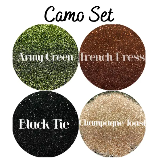 Glitter Camo Set by Glitter Heart Co.&trade; {1}