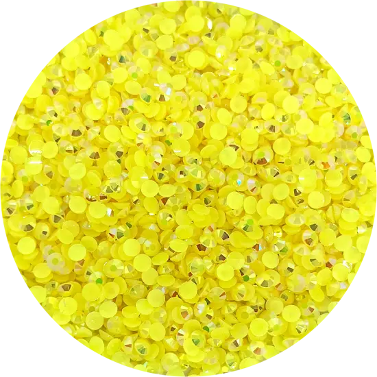 Resin Rhinestones - Pastel Yellow Jelly - Lauren Quigley's Rock Candy by Glitter Heart Co.™ {1}
