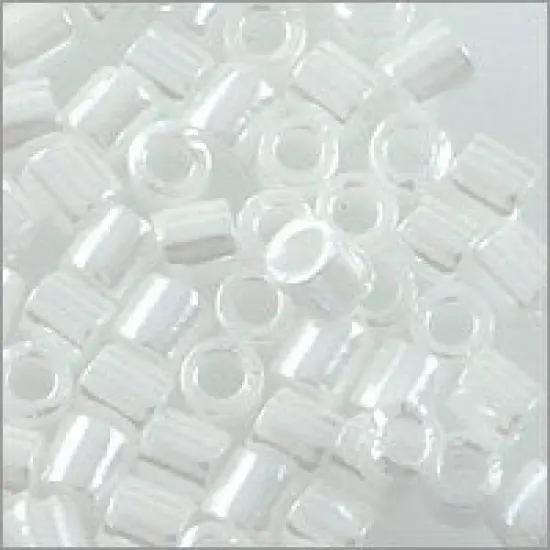 Miyuki Delica Seed Bead 8/0 Opaque White Luster {2}