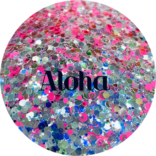 Polyester Glitter - Aloha by Glitter Heart Co.&trade; {1}