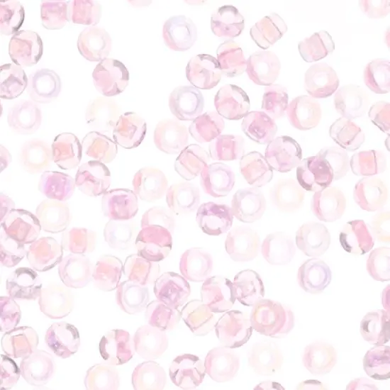 Miyuki Round Rocaille Seed Bead 8/0 Inside Color Rainbow Light Pink {2}