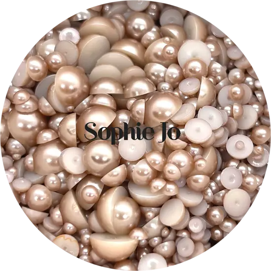 Flatback Resin Pearl Mix - Sophie Jo by Glitter Heart Co.™ {1}
