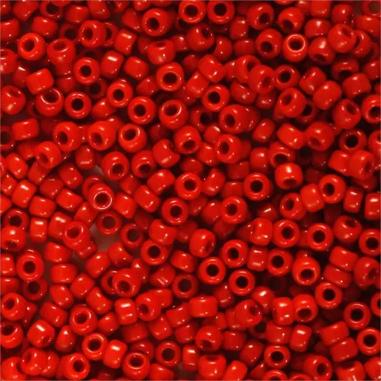 Miyuki Round Rocaille Seed Bead 15/0 Opaque Red {2}