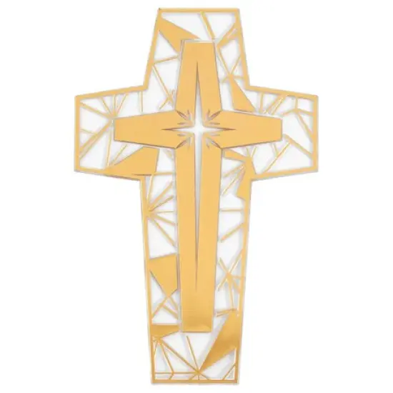 Religious Stained Glass Cross Set Cake Kit {2}