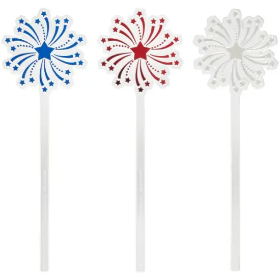 Fireworks Skewer themed Cupcake Cake Decorating pics 12 set {1}